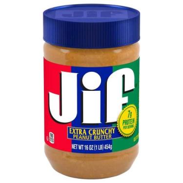 Imagem de Manteiga Americana de Amendoim Jif 454g Extra Crocante  Original Impor