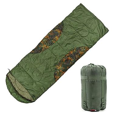 Imagem de GQYYS Saco de dormir, mochila para 3 estações, leve, quente e lavável, saco de dormir para adultos, impermeável, com saco de compressão, para caminhadas, viagens e atividades ao ar livre