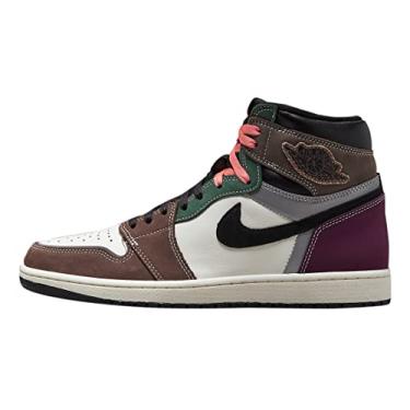 Imagem de Men's Jordan 1 Retro High OG Hand Crafted Black/Archaeo Brown (DH3097 001) - 10