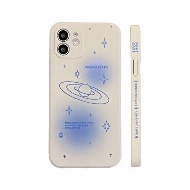 Imagem de Capa de telefone casal amor eterno para iphone 13 pro max bonito quadrado capa de silicone para iphone 11 12 xr xs 7 8 plus, azul, para iphone xr