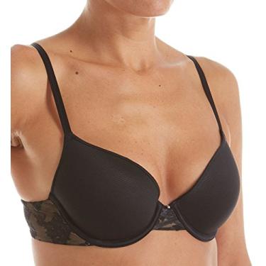 Imagem de Maidenform Sutiã push-up espaçador confortável Devotion, Corpo preto/bege, 32C