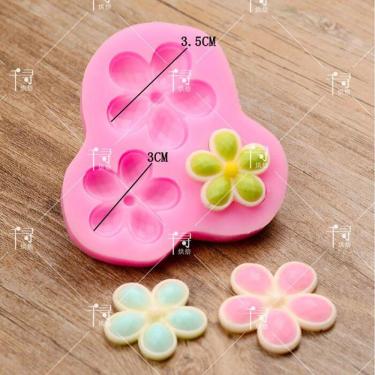 Imagem de Molde De Silicone Mini Flores