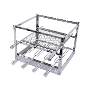 Imagem de Suporte de Inox para Churrasqueira 70x50