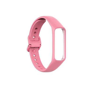 Imagem de Pulseira Extra Compatível com Galaxy Fit2 Sport Silicone Cores Vivas (Rosa Claro)