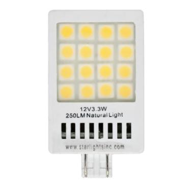 Imagem de StarLights 921-250 Lâmpada de substituição LED à base de cunha para luminárias de teto