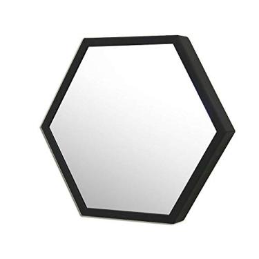 Imagem de Espelhos hexagonal com moldura 60 x 52 cm
