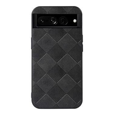 Imagem de YUNCHAO Caixa de telefone Para Google Pixel 7 Pro 5G Weave Plaid Pho Phone Case capa para celular