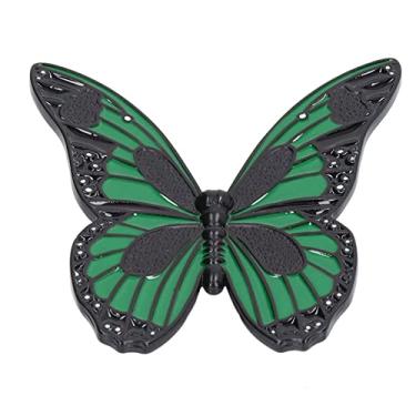 Imagem de Puxador de borboleta, maçanetas de porta de armário borboleta vintage de liga de zinco puxador de gaveta em forma de borboleta puxadores de gaveta de borboleta para gaveta de cômoda, armário (6,9 x 6,9 x 0,79 polegadas) (verde)