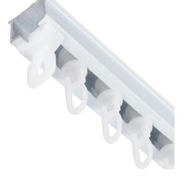 Imagem de Cortina Semi Blackout + Voil Trilho Suiço Quarto Sala 3X2,75