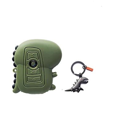 Imagem de CSHU Porta-chaves da Capa do Carro, Adequado para BMW Série 3 5 E46 E92 E93 E30 E36 E39 E46 E70 x4 x5 x1 g30, Estilo 2, Verde, Plástico