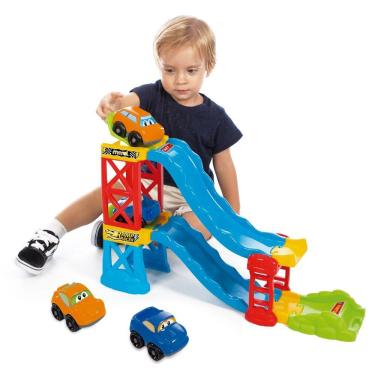 Imagem de Super Pista Ramp Racer Rampa Corrida Radical com 2 Carrinhos Maral