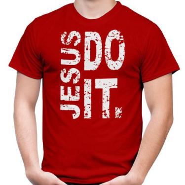 Imagem de Camiseta Masculina Evangélica Jesus-Do-It - 100% Algodão - Atelier Do