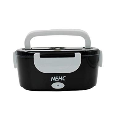 Imagem de Marmita Térmica Elétrica 1,5L Portátil 220v Tomada e Carro 12v Preto