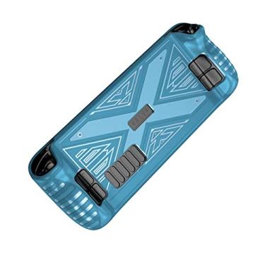 Imagem de MOOKEENONE Capa protetora de TPU (poliuretano termoplástico) macia à prova de choque para console de jogos Steam Deck