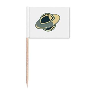 Imagem de Universe Alien Monster UFO Marcador de Palito de Dente Topper Decoração de Festa