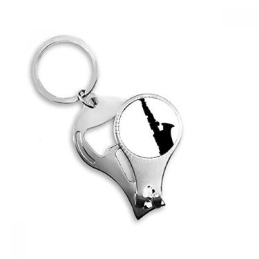 Imagem de Sax Música Clássica Ouvir Fresca Alicate de Unha Chaveiro Abridor de Garrafas Cortador