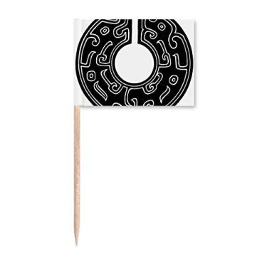 Imagem de China Cultura Primavera Outono Estados guerreiros Bandeiras de palito de dente Topper Decoração de festa