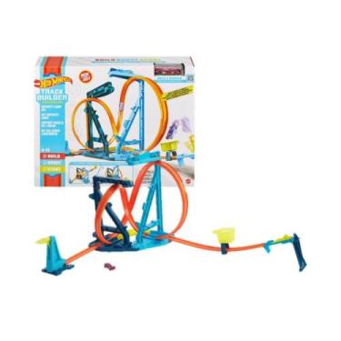 Imagem de Pista Kit De Loops Ajustáveis Track Builder Hot Wheels Mattel
