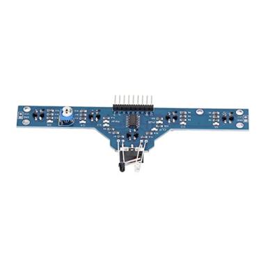 Imagem de Módulo sensor 5 canais de rastreamento carro inteligente brinquedo robô módulo prevenção de obstáculos