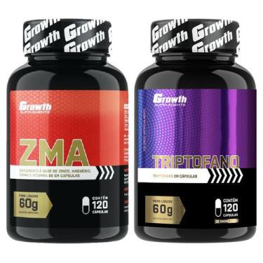 Imagem de Kit Zma 120 Caps + Triptofano 120 Caps Growth Supplements
