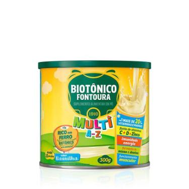 Imagem de Suplemento Alimentar Em Pó Biotônico Fontoura Multi A-Z Baunilha Com 3