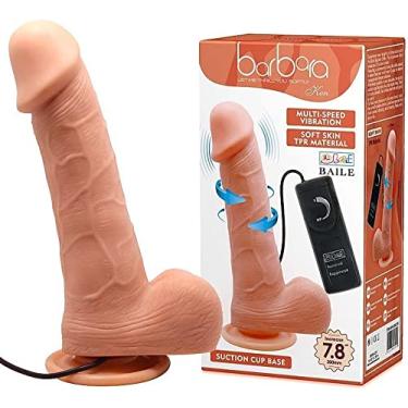 Imagem de Protese Realistico Rotativa Com Vibrador Potente – Barbara Ken