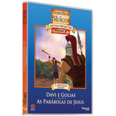 Imagem de Desenhos Biblicos - Vol.18 - Davi E Golias/As Parobolas De Jesus