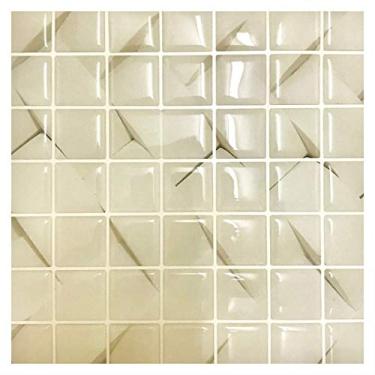 Imagem de Pastilha Adesiva Resinada Bege Alicante Kit 4 Placas, Cromo Sign