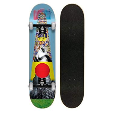 Imagem de Skate Montado Profissional Solo Decks Colagem #3