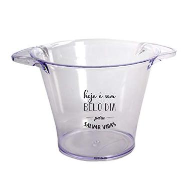 Imagem de Balde de Gelo 5l Personalizado Fique em Casa