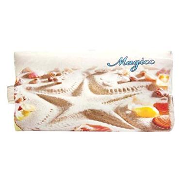 Imagem de Necessaire Praia Feminina Conchas na Areia, Magicc