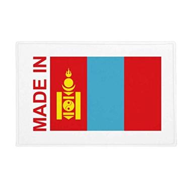 Imagem de DIYthinker Feito na Mongólia Country Love Tapete antiderrapante para porta de banheiro