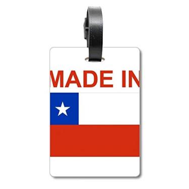Imagem de Made in Chile Country Love Mala Etiqueta de Bagagem Etiqueta para Bagagem Etiqueta de Scutcheon