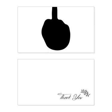 Imagem de Padrão de contorno de gesto de dedo médio, cartão de agradecimento, papel de aniversário, agradecimento de casamento