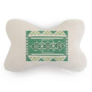 Imagem de DIYthinker Green Hills Almofada de apoio de cabeça para decoração de pescoço Totems Civilização Antiga para carro