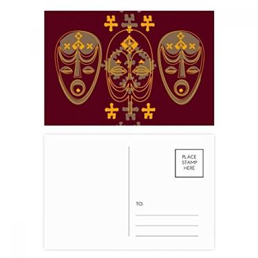 Imagem de Conjunto de cartão postal de aniversário com estampa de cabeça vermelha religião da Idade Média