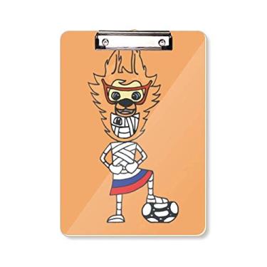 Imagem de Placa de apoio para placa de prancheta com desenho de jogador de futebol russo A4