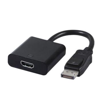 Imagem de Cabo Adaptador Conversor DisplayPort para HDMI - 15cm (DisplayPort M X HDMI F)