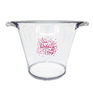 Imagem de Balde de Gelo KrystalON Acrílico 5 L Wedding Day