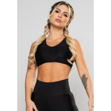 Imagem de Top Nadador Poliamida Brilhosa Feminino Fitness MVB Modas-Feminino