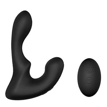 Imagem de Ｅstīmúlãdõr Ｐröštạtạ Masajēadõr Man Toy, sedoso,Ｍasculinｏ Ｅelétrico, Ｖībrạdõr Ｐlúĝ Ａñạlēs for Men Women Silicone Large with 9 Vîbr ạcîọn Remote Control