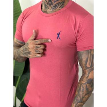 Imagem de Camiseta Kangaroo Rosa Salmão Estilo E Conforto Em Uma Peça Masculina
