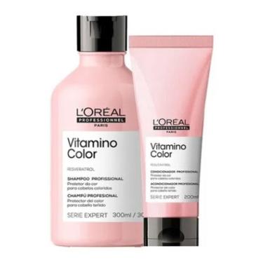 Imagem de Kit L'oréal Vitamino Color Shampoo 300ml+condicionador 200ml