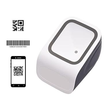 Imagem de Hosioe 1D 2D QR Desktop Leitor de Código de Barras Plataforma Mãos Livres USB Leitor de Código de Barras com Fio Scanner Plug&Play Compatível com Janela Sistema Android Grande Janela de Digitalização