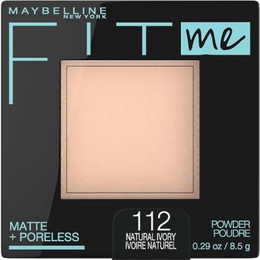 Imagem de Maybelline New York Fit Me Matte + Poreless Pressed Face Powder Makeup, Natural Ivory, 0.28 Ounce, Pack of 1