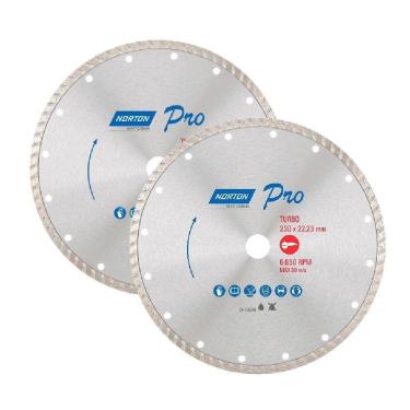 Imagem de Disco de Corte Diamantado 9 POL com 2 Unidades NORTON