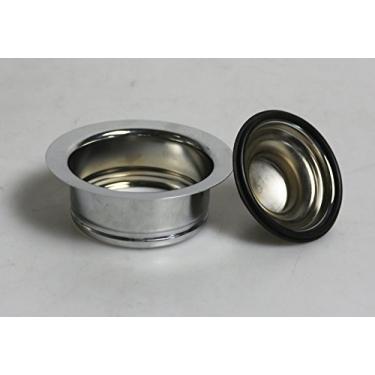 Imagem de Coador de pia de aço inoxidável cromado prateado para triturador de lixo