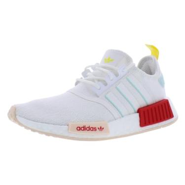 Imagem de adidas Tênis feminino NMD_r1's, Branco nuvem/quase azul/vermelho vívido-branco, 39