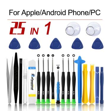 Imagem de Professional 25 em 1 Repair Tool Kits para iPhone  Celular  Chave de Fenda Ferramentas para Samsung