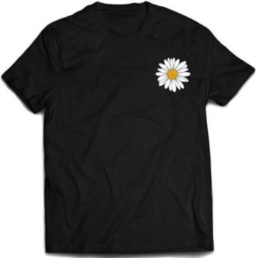 Imagem de Camiseta Margarida de bolso Camisa Flor Natureza fofo-Unissex